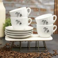 Coffeeness Cappuccino Tasse 4er-Set gestapelt