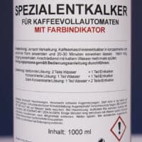 Spezialentkalker Etikett