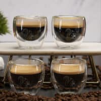 Espressoglaeser Doppelwandig 4er-Set