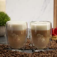 Coffeeness Doppelwandige Latte-Gläser im 2er-Set