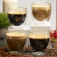 Kaffeeglaeser Doppelwandig 4er-Set