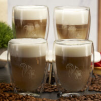 Latte Glaeser Doppelwandig 4er-Set