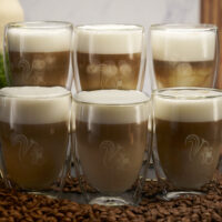 Latte Glaeser Doppelwandig 6er-Set