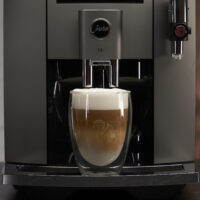 Latte Glaeser Doppelwandig auf Jura E8