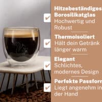 Espressoglaeser Vorteile