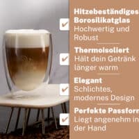 Latteglaeser Vorteile