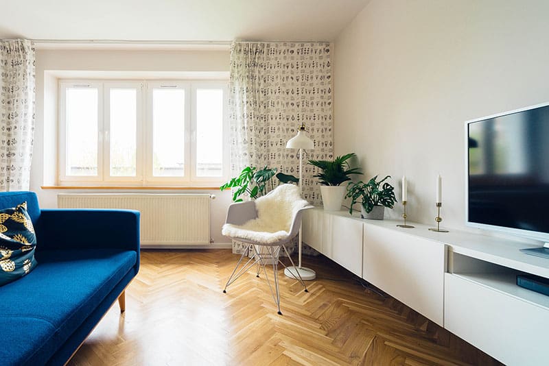 light wood floor
