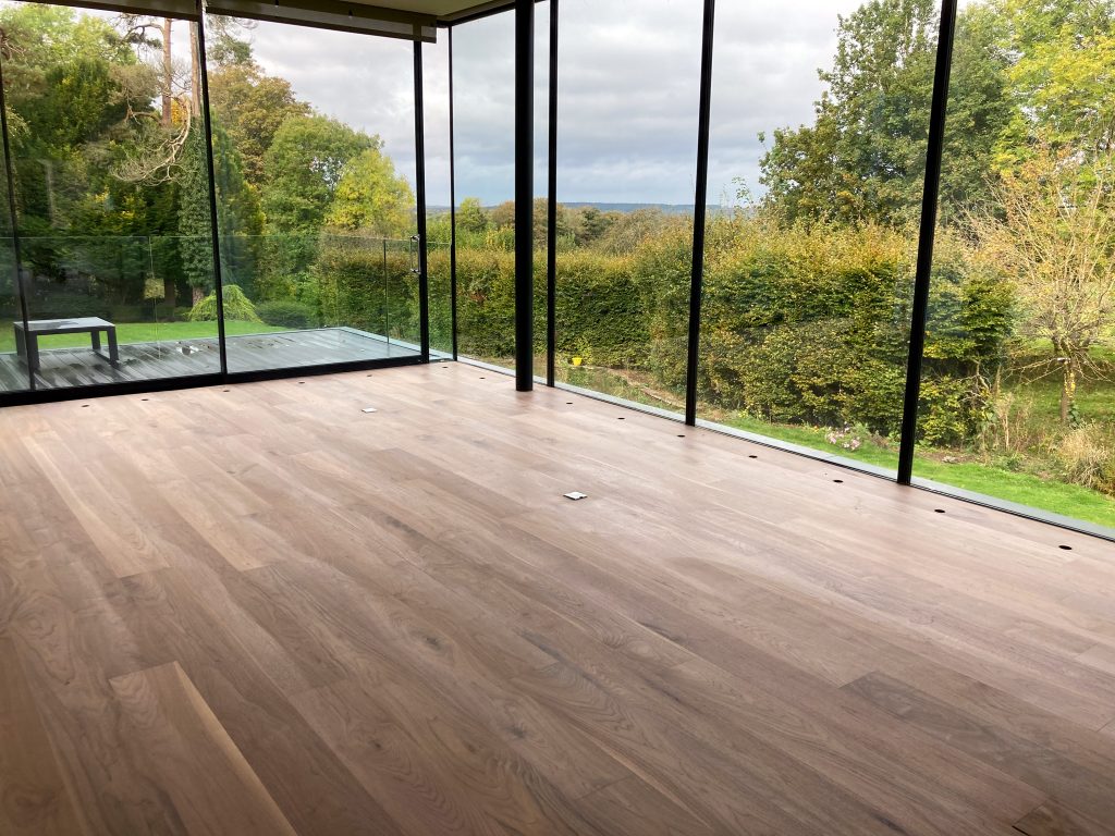 Wood Flooring East Sussex | wood floor with a stunning view