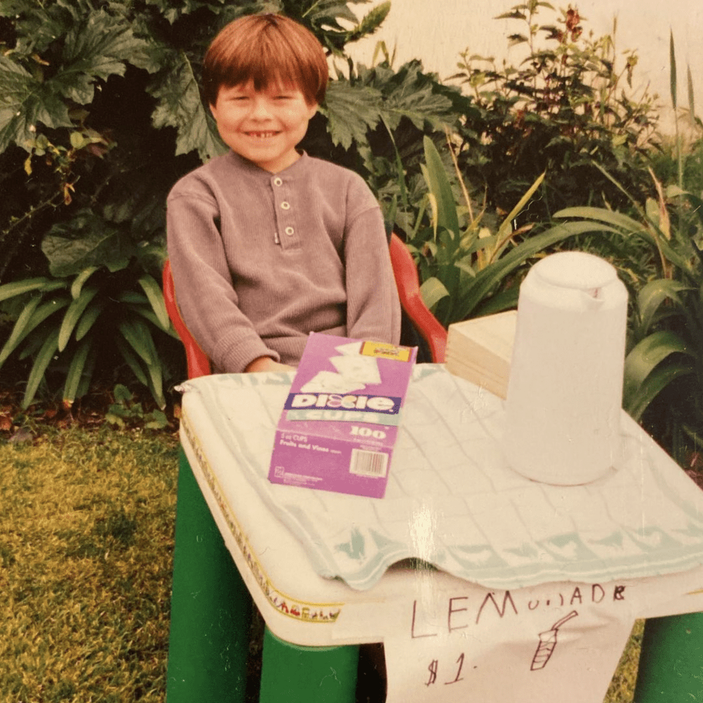 graham stephan selling lemonade as a kid