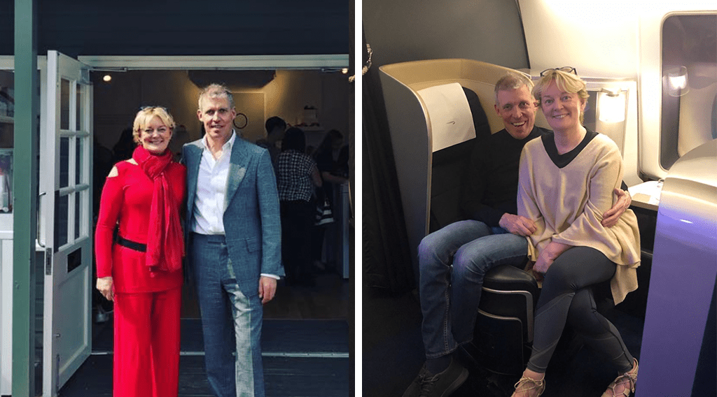 Jo Malone and husband Gary