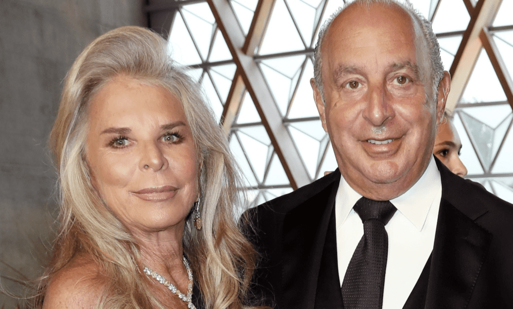 philip green with wife tina