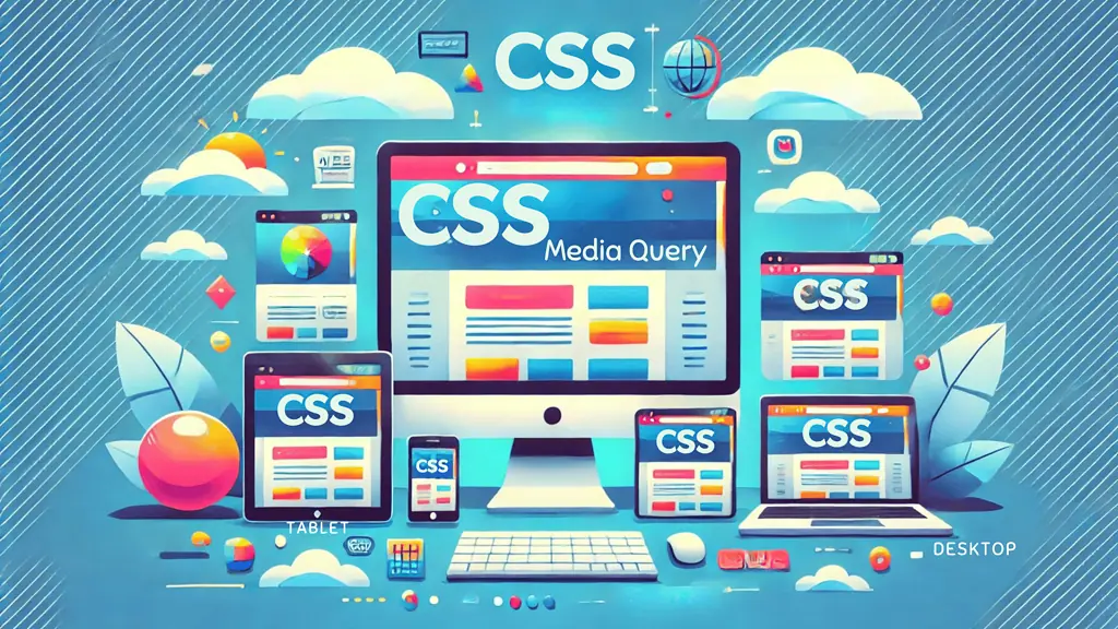image Screenshot showing CSS media queries in action