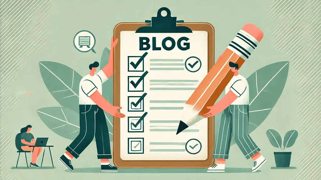 content-rich blog post or article layout could be shown here to illustrate quality content, 