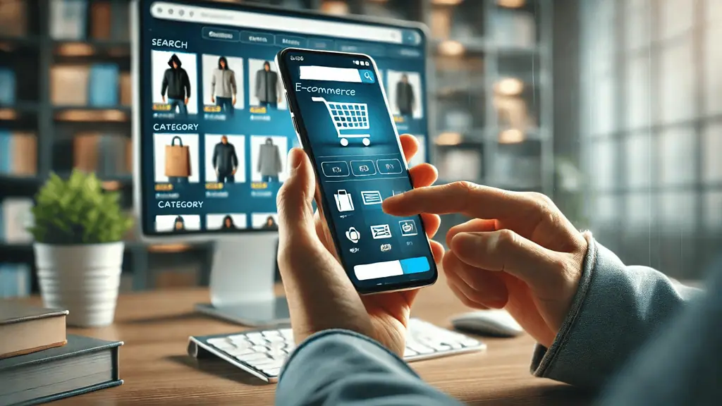 image of website being viewed on a smartphone, illustrating a smooth and user-friendly mobile experience.