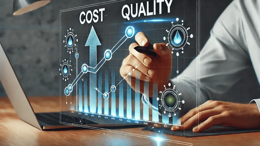 image comparison chart showing cost-effectiveness between traditional and digital marketing methods.