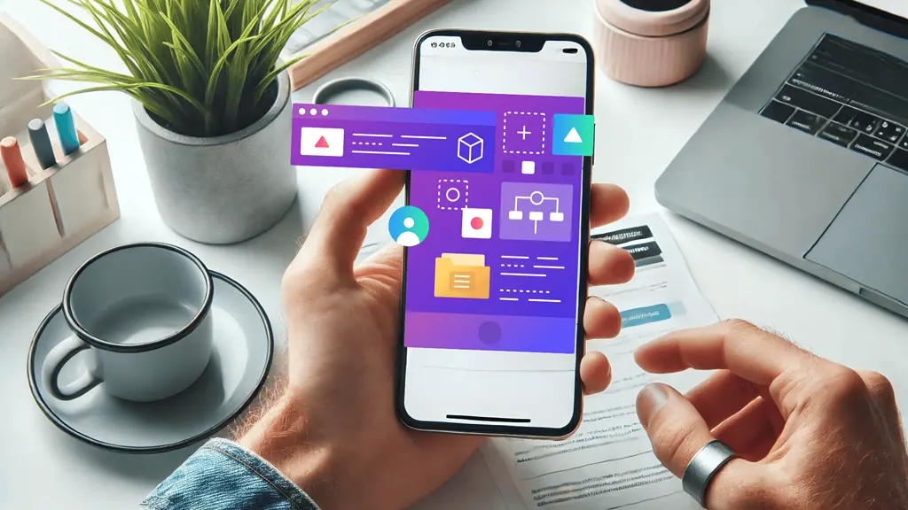 image smartphone displaying a well-formatted, mobile-optimized email campaign, with clear, easy-to-read text and buttons.