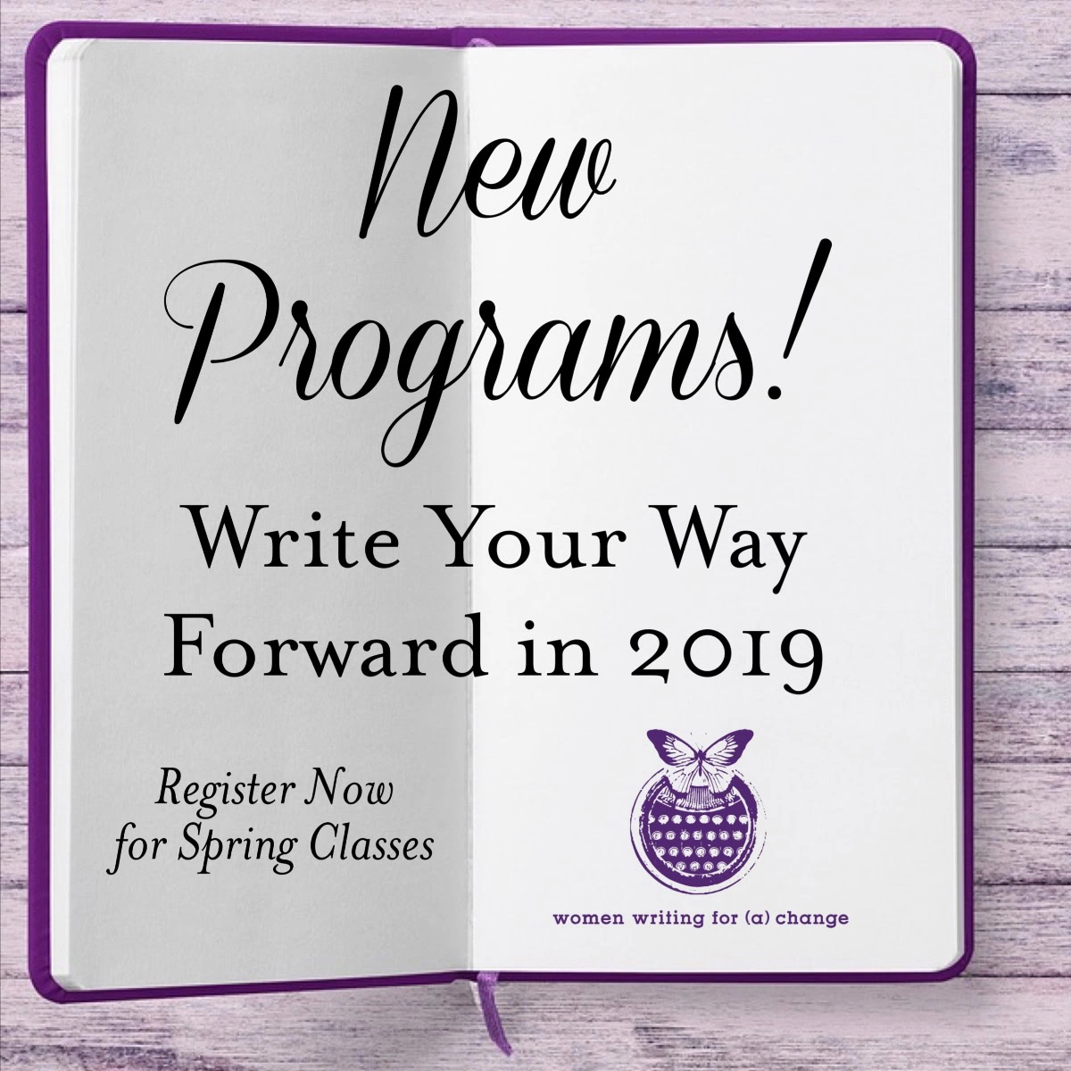 New Year, New Beginnings! Register Now for Spring Classes!