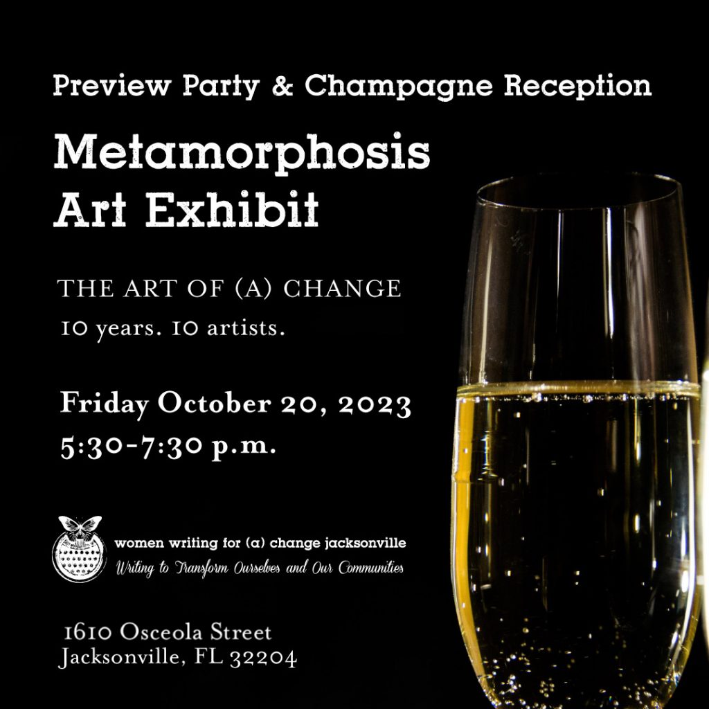 Metamorphosis Art Exhibit, October 20, 5:30-7:30pm