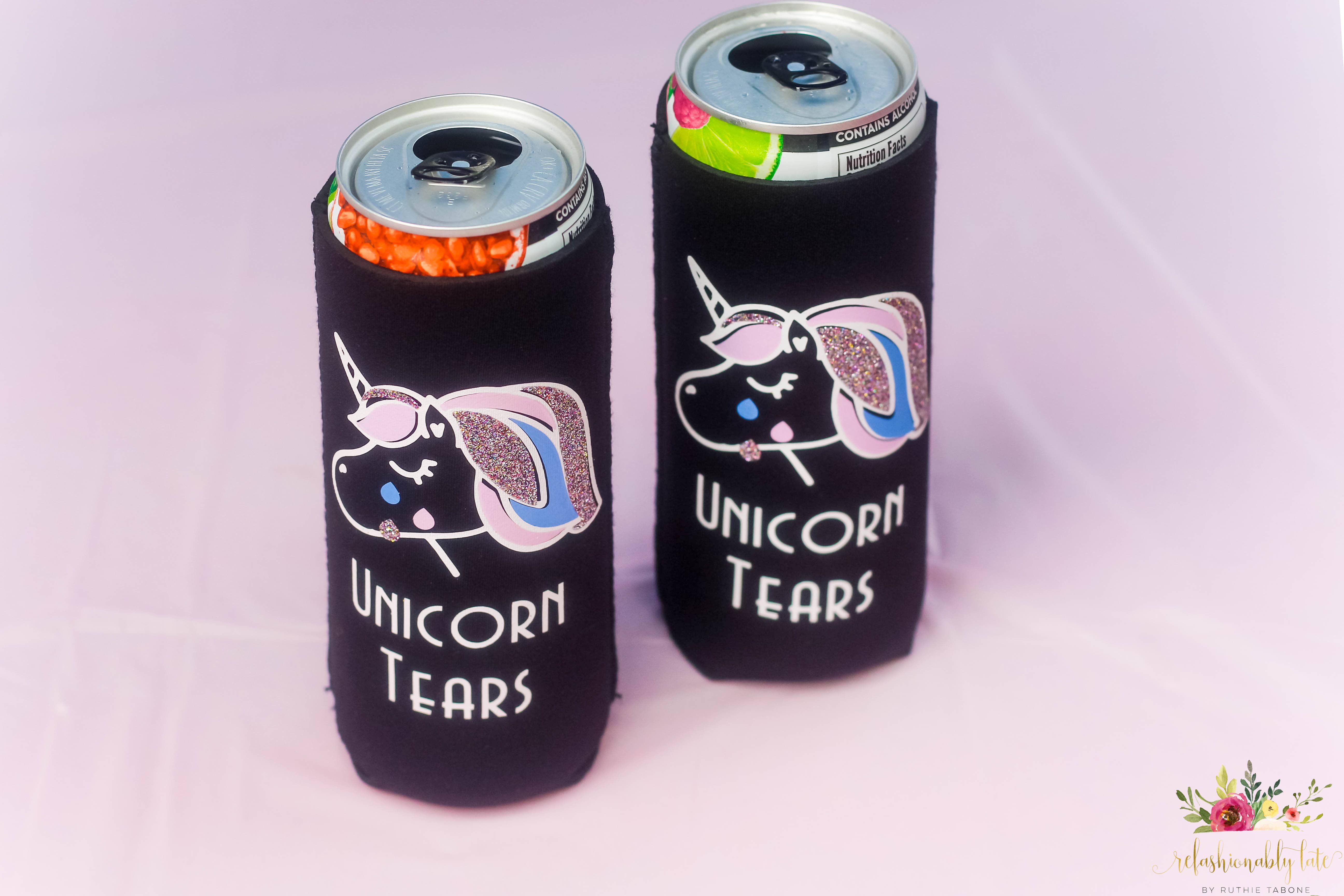 DIY Koozies with Your Cricut EasyPress 2 • REFASHIONABLY LATE