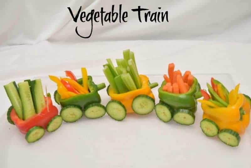 vegetable train