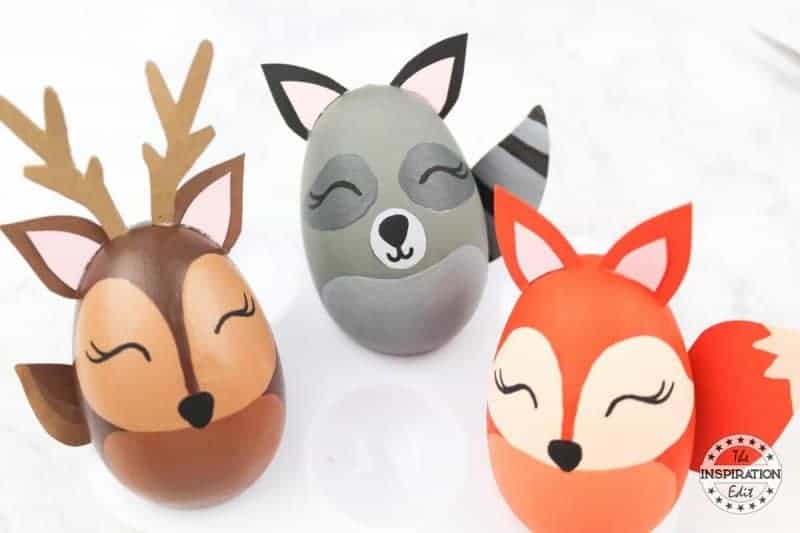 DIY Woodland Autumn Crafts Racoon, Deer And Fox 