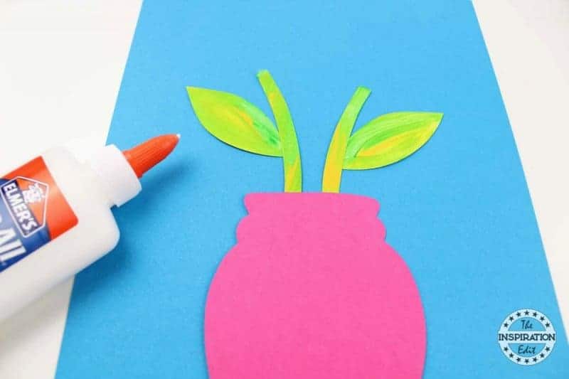 Painted Flower Art And Craft For Preschool