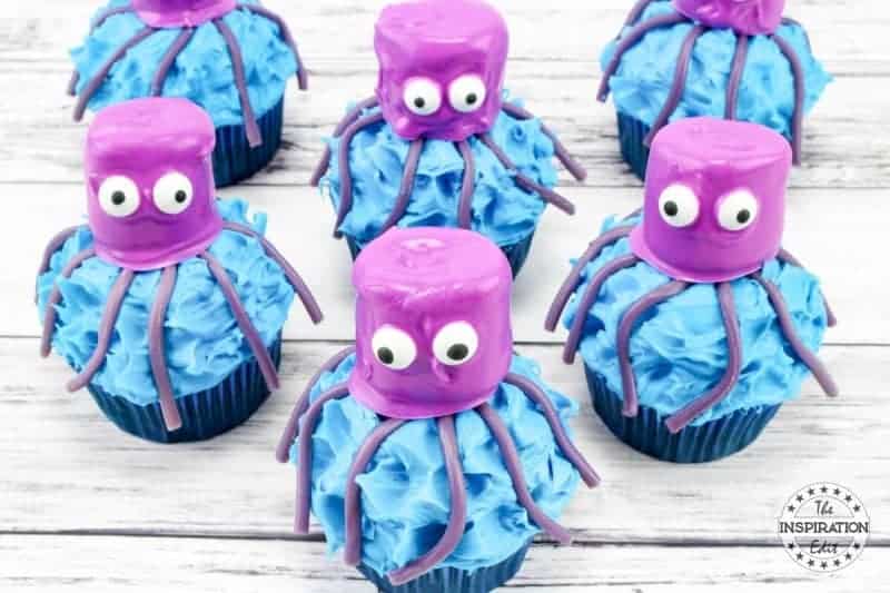 Baking With Kids Octopus Cupcakes
