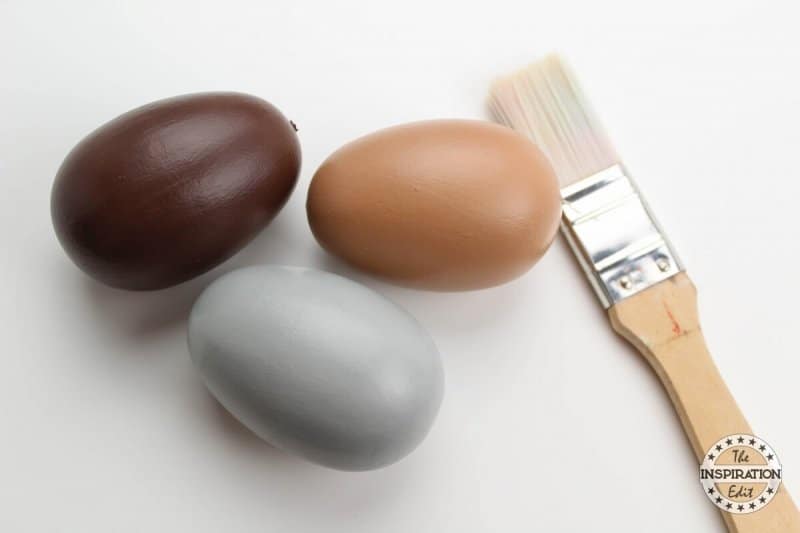 painting eggs for your preschool craft