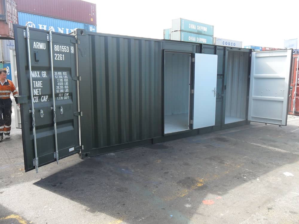 Boiler room container conversion - Adaptainer
