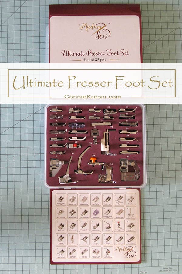 Ultimate Presser Foot Set 32 pcs Freemotion by the River