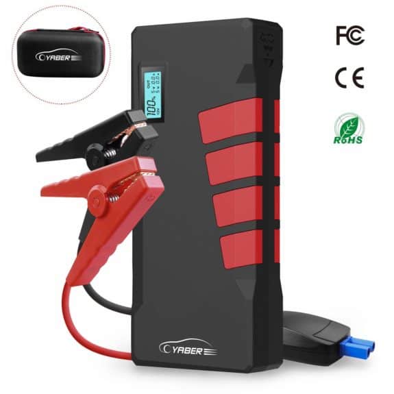 Yaber 1000A 20800mAh Car Battery Jump Starter Geartek