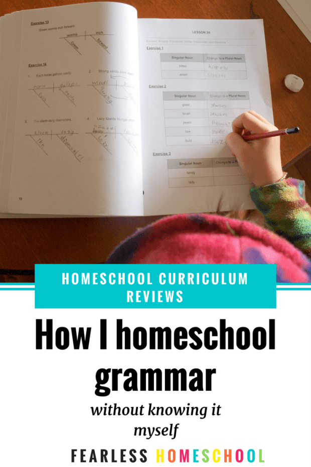 How I Homeschool Grammar Without Knowing It Myself Fearless