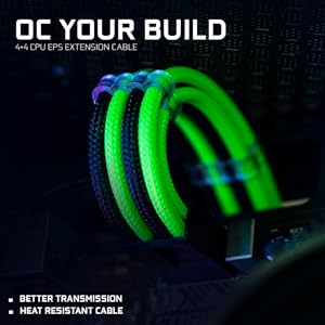 ANT ESPORTS MODPRO EXTENSION CABLE-GREEN-overview