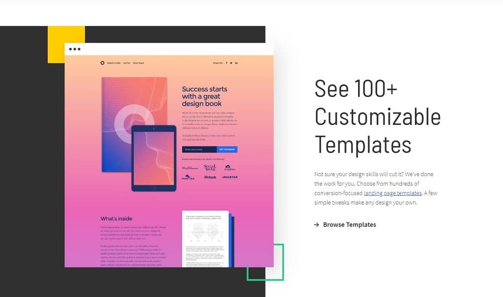 unbounce landing page templates