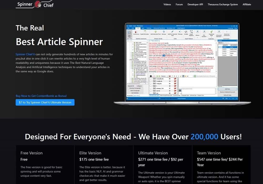 spinner chief