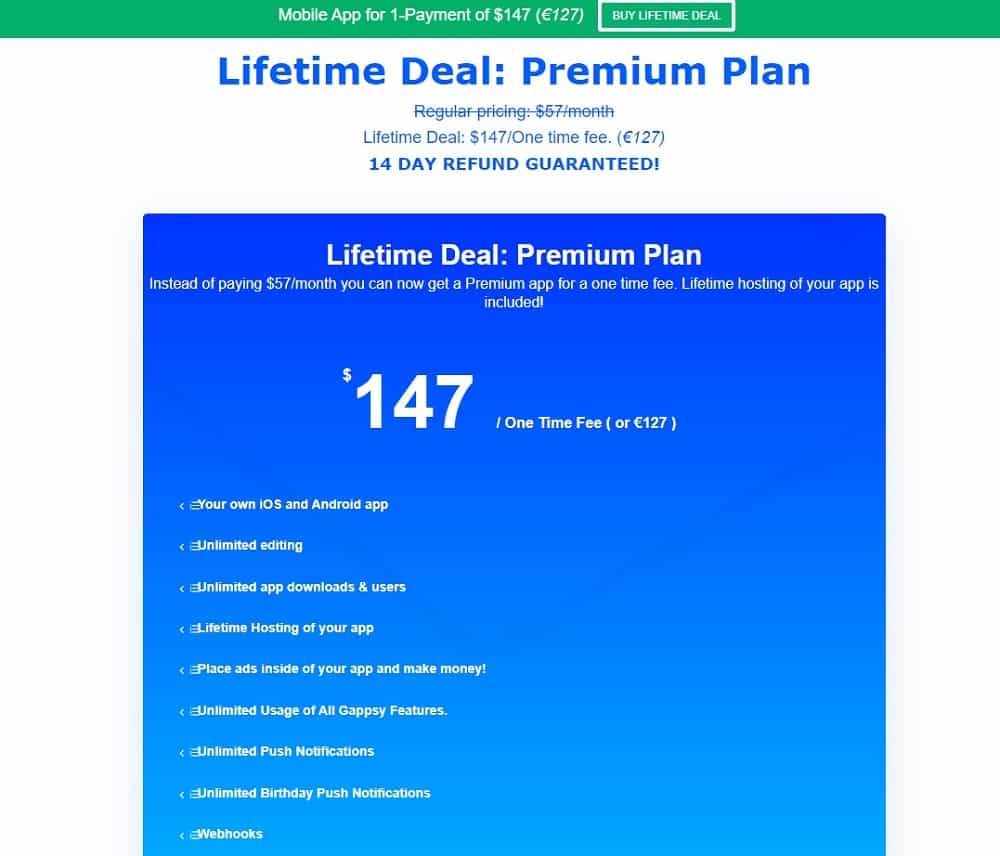 Gappsy lifetime deal