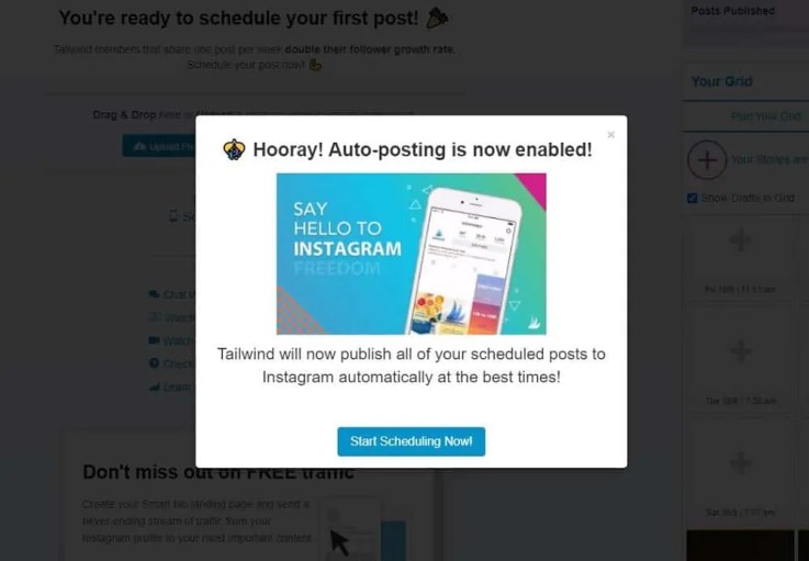 Tailwind for Instagram autoposting