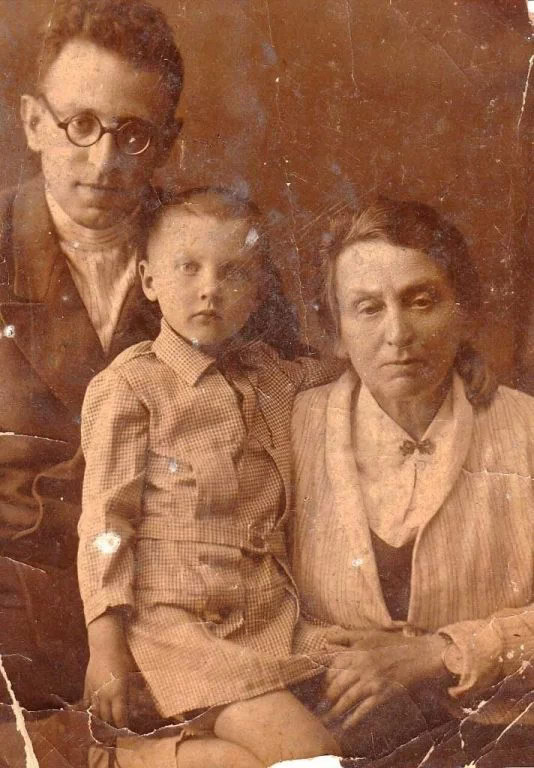 Picture of Vasily Grossman, author of Life and Fate, with his mother