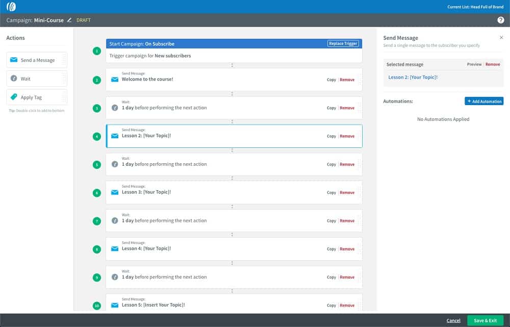 Aweber marketing automation