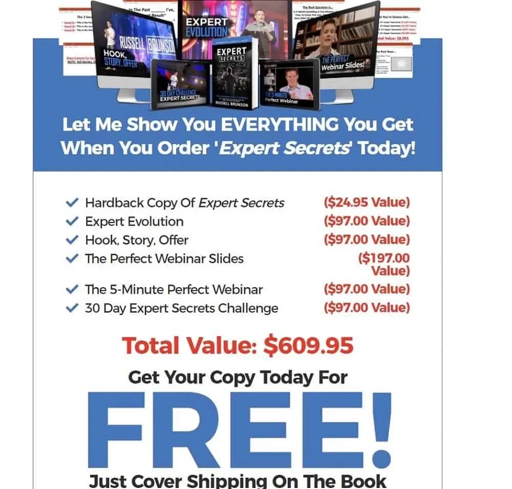 Expert Secrets pricing