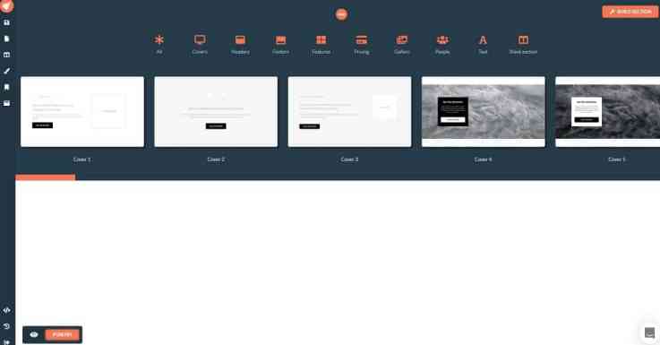 fastpages landing page builder