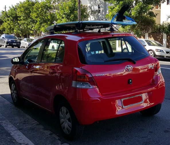 Toyota Yaris Roof Rack SeaSucker Down Under