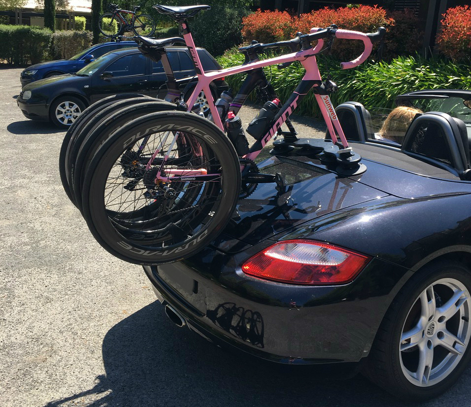 Porsche Boxster Bike Rack SeaSucker Down Under