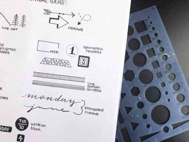 9 Quick And Easy Ways To Decorate Your Minimalist Bullet Journal Planning Mindfully