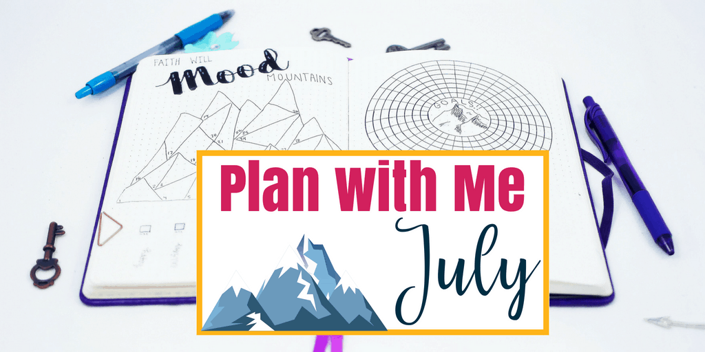 Bullet Journal 18 Plan With Me July Set Up Planning Mindfully