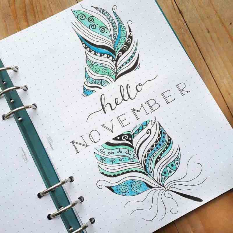 60 Beautiful Bullet Journal Cover Page Ideas For Every Month Of The Year