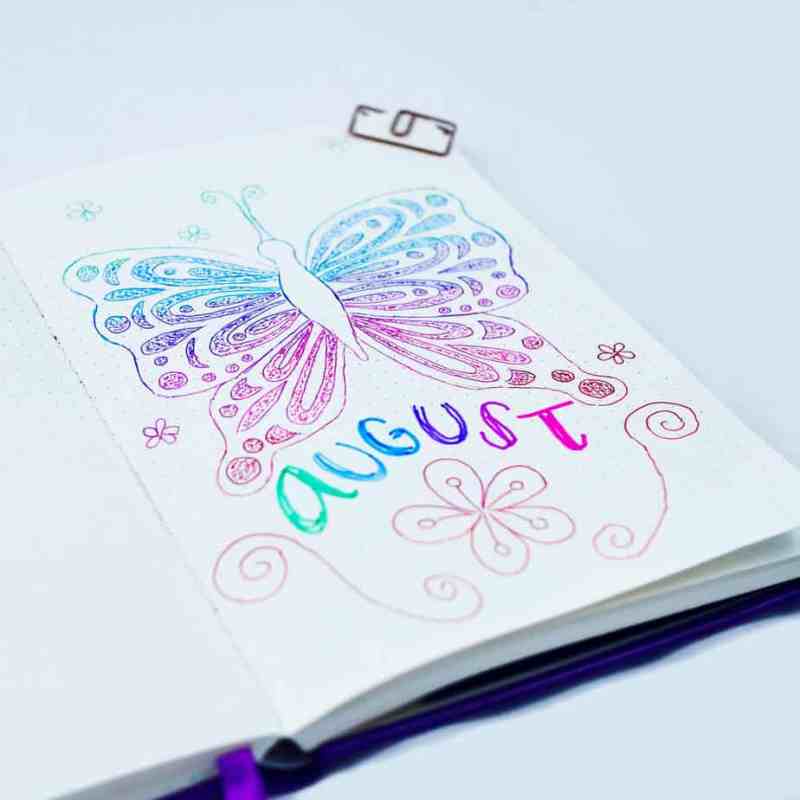 Butterfly Theme Bullet Journal Theme Ideas Planning Mindfully