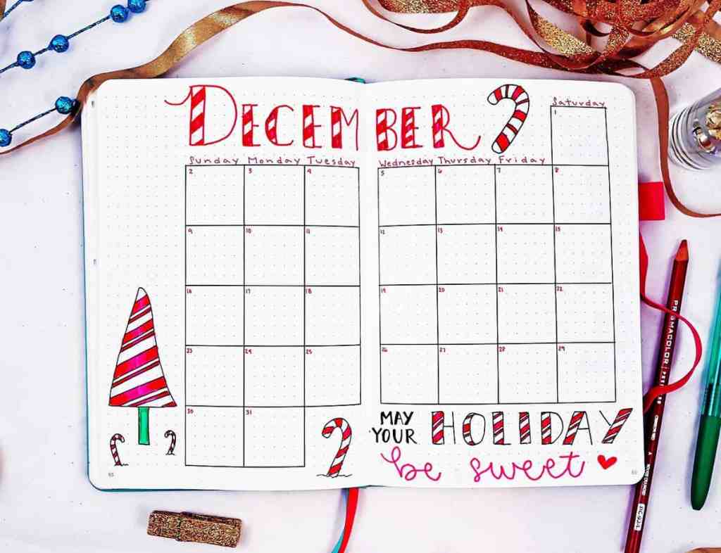 Bullet Journal Holiday Theme Ideas Epic Ideas For Christmas And More