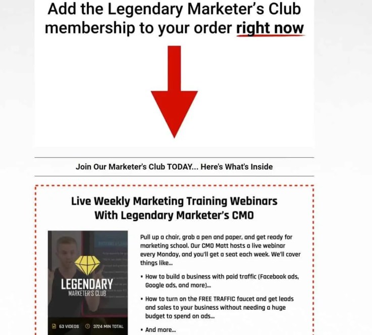 Legendary Marketers Club