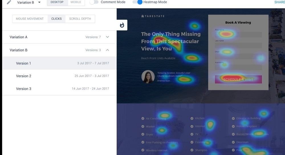 Instapage ab split testing